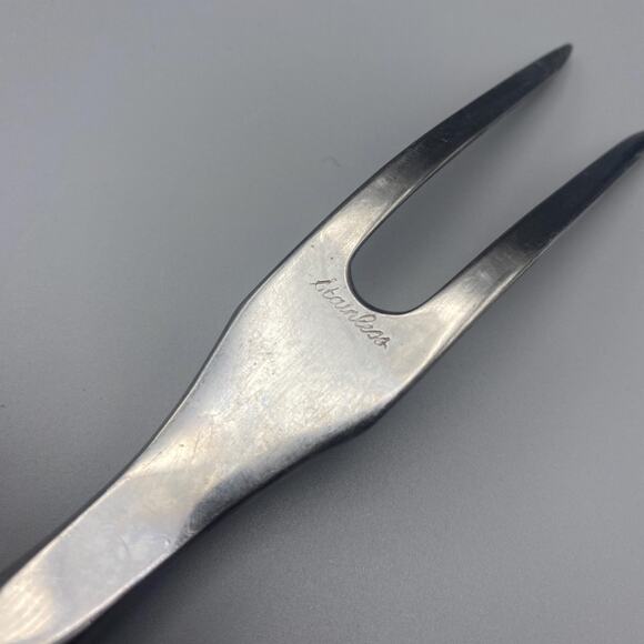 Fleetwood Designer Meat Turning Fork Serving Utensil Washington Forge - Picture 5 of 6
